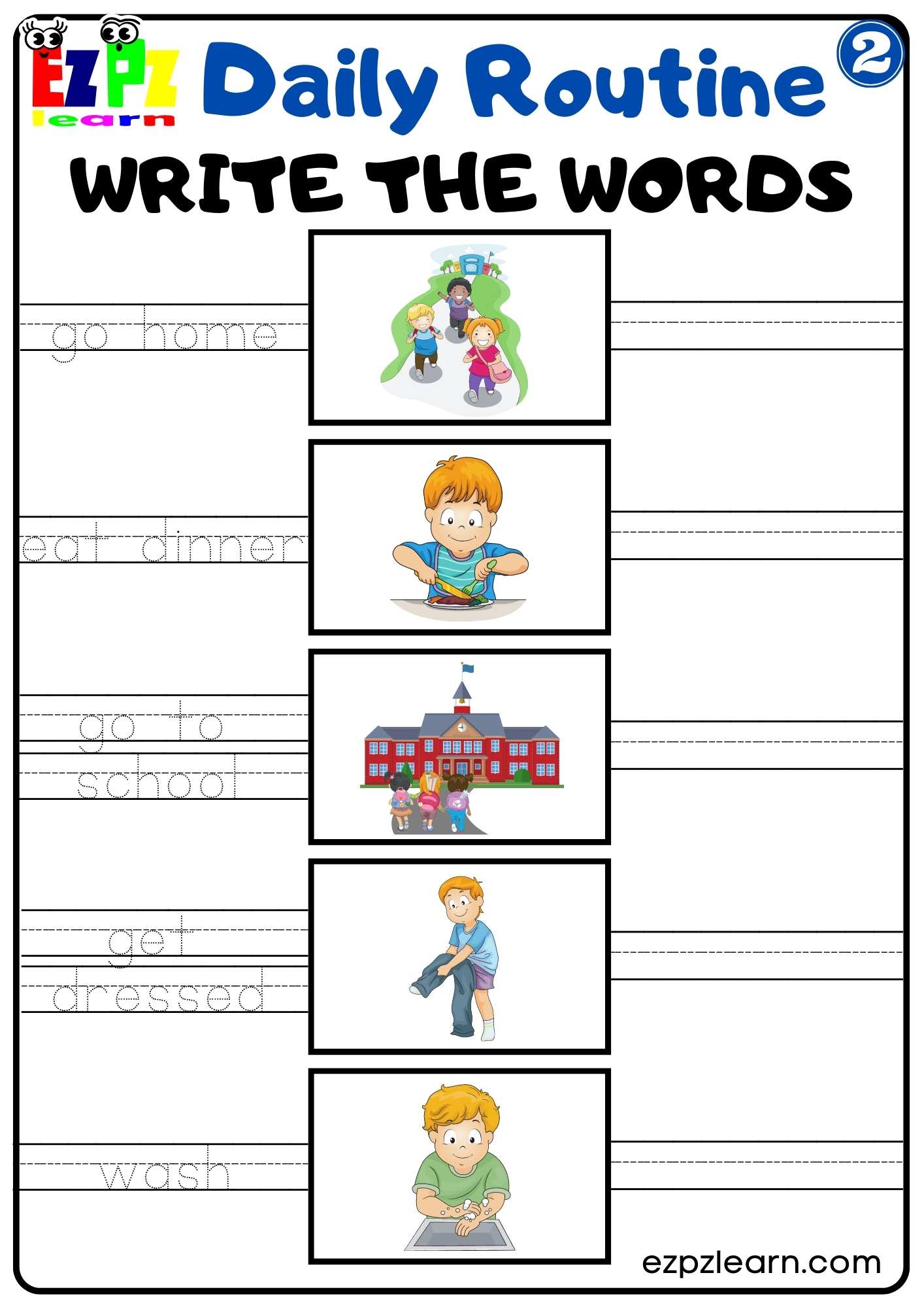 daily-routines-worksheet